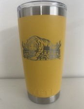 LSU Oro Fútbol Mike Over Tiger Stadium Logo Yeti Cup Edición Limitada