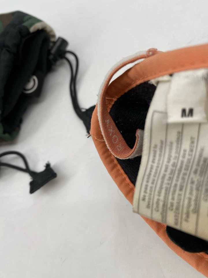 Guantes de equitación de invierno Roxy Girl Freshfield esquí snowboard M negro pantalla táctil Foto 2 de 4