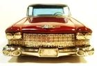 TIN FRICTION 1960 CADILLAC 4 DOOR HARDTOP CAR BANDAI JAPAN