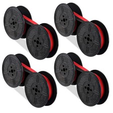 4 Pairs Universal Typewriter Ribbon, Calculator Ribbon Replacement Pack, Type...