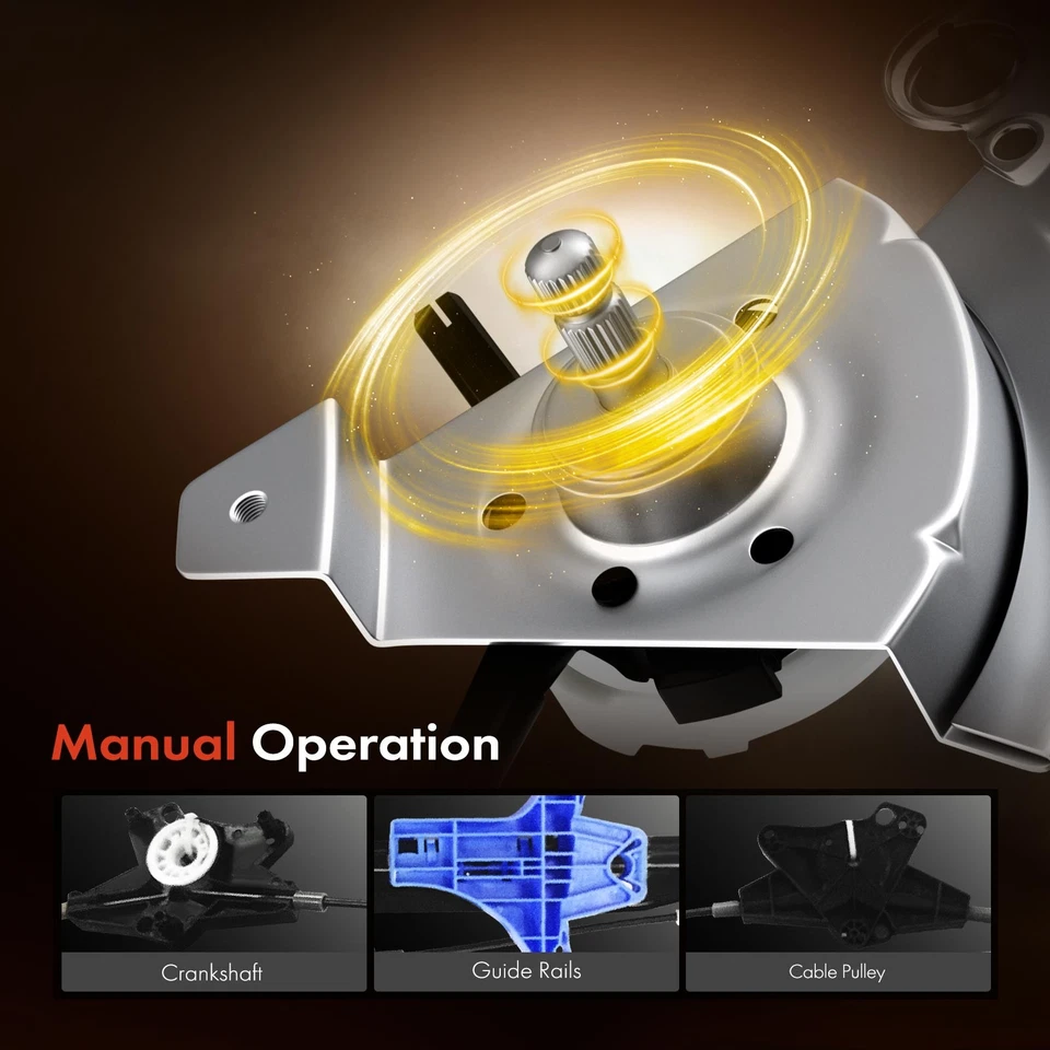 Regulador de ventana eléctrica trasero derecho para Volkswagen Tiguan 2009-2018 Tiguan Limited Foto 4 de 4