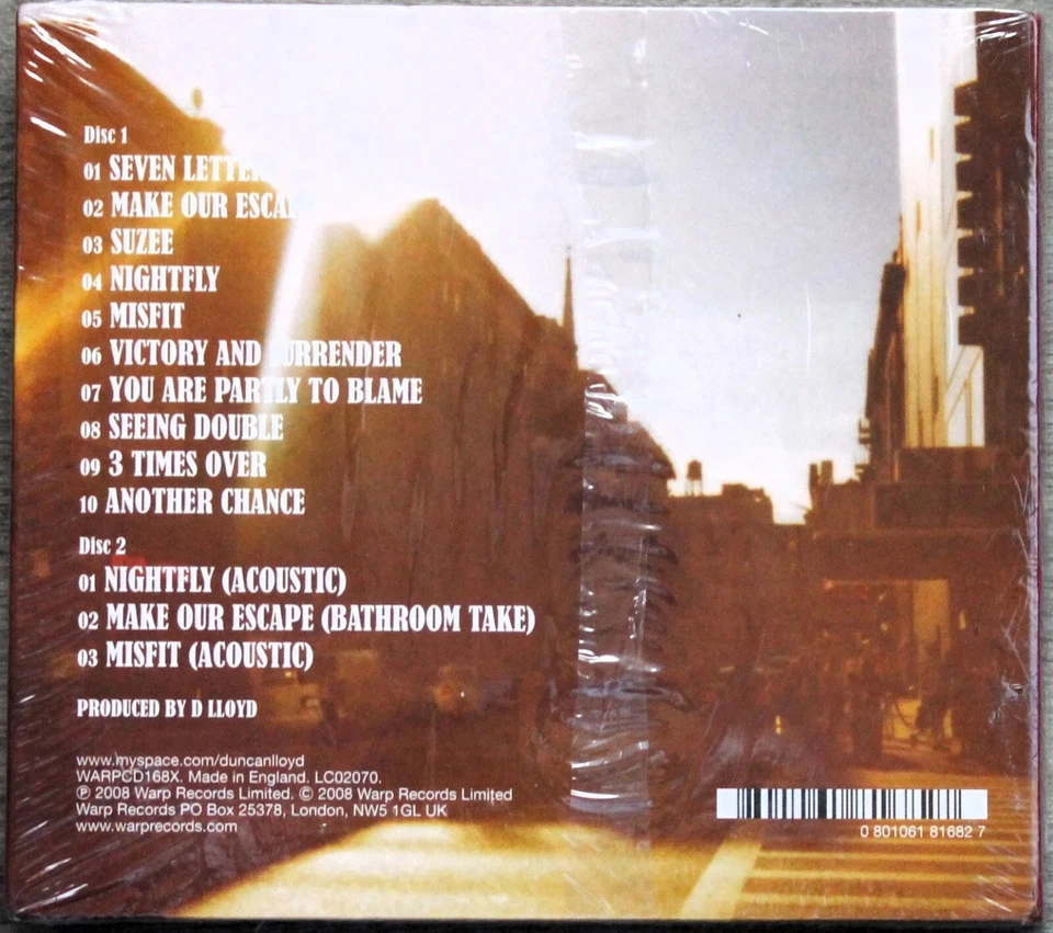 Duncan Lloyd – Seeing Double 2 CD Warp Records Ltd. Ed. NEU + OVP - Bild 2 von 2