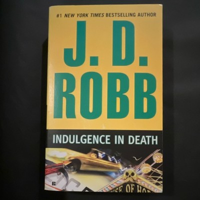 J. D. Robb Indulgence in Death Paperback Fiction Novel Penguin English