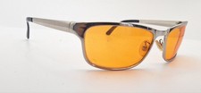 Vintage Replay R129S Silver Oval Metal Sunglasses FRAMES ONLY Italy