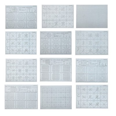 Reusable Chinese Calligraphy Writing Cloth Paper Grided Water Writing Paper