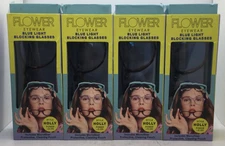 Flower Eyewear Blue Light Blocking Glasses, Style: Holly, Power: +0.00 (4PK)