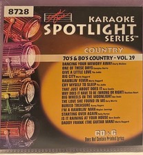 SC8728    COUNTRY HITS  SOUND CHOICE KARAOKE CDG LOT FL GA