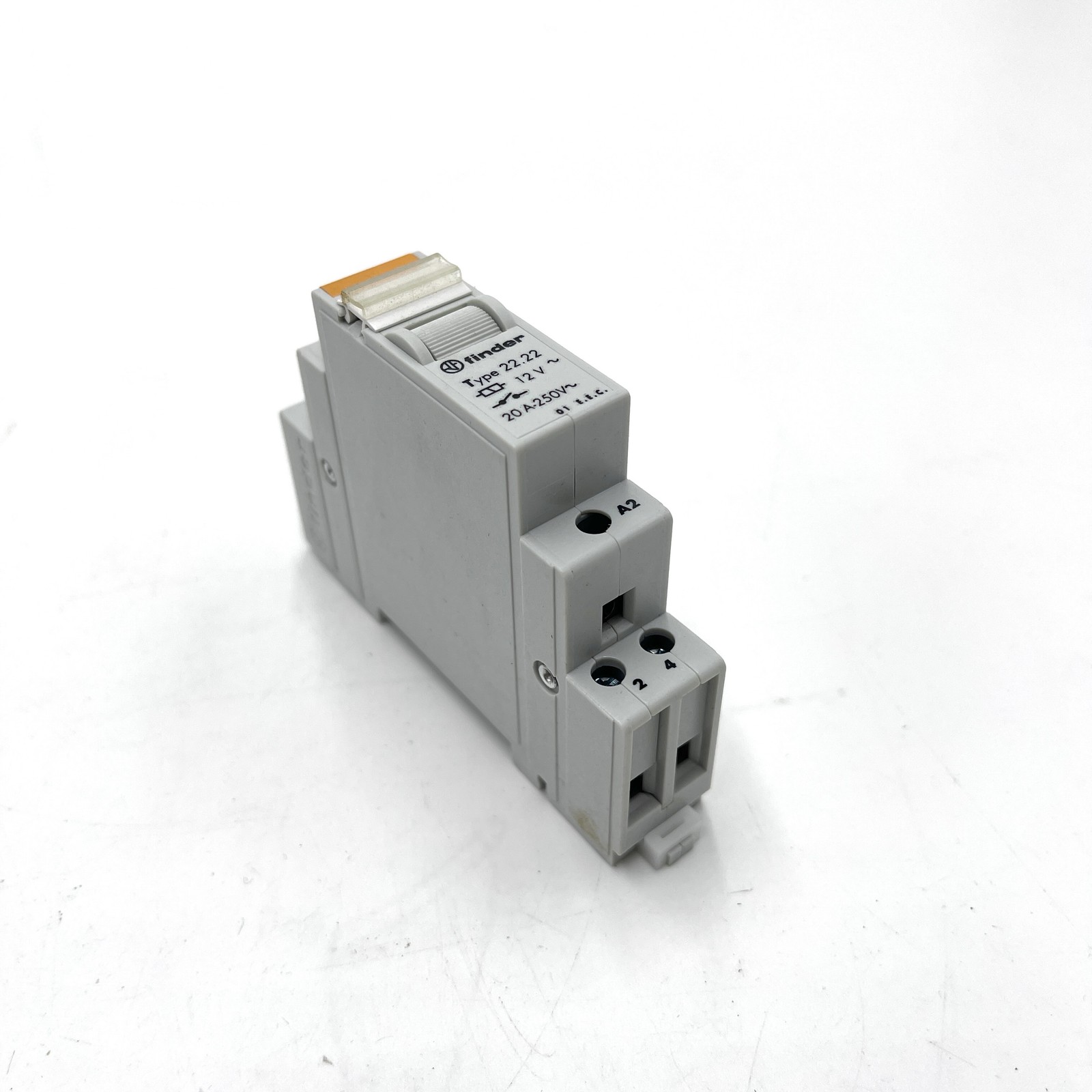 Modular Monostable Relay 22.22.8.012 Finder DPST 12VAC 20A/250VAC