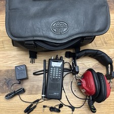 Relm HS100 Multi Band Receiver W/ Racetrac RT-40 Headset And Vanguard Carry Bag