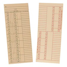 Amano Payroll Time Card,Double Sided,PK1000 NK14-4505A Amano NK14-4505A