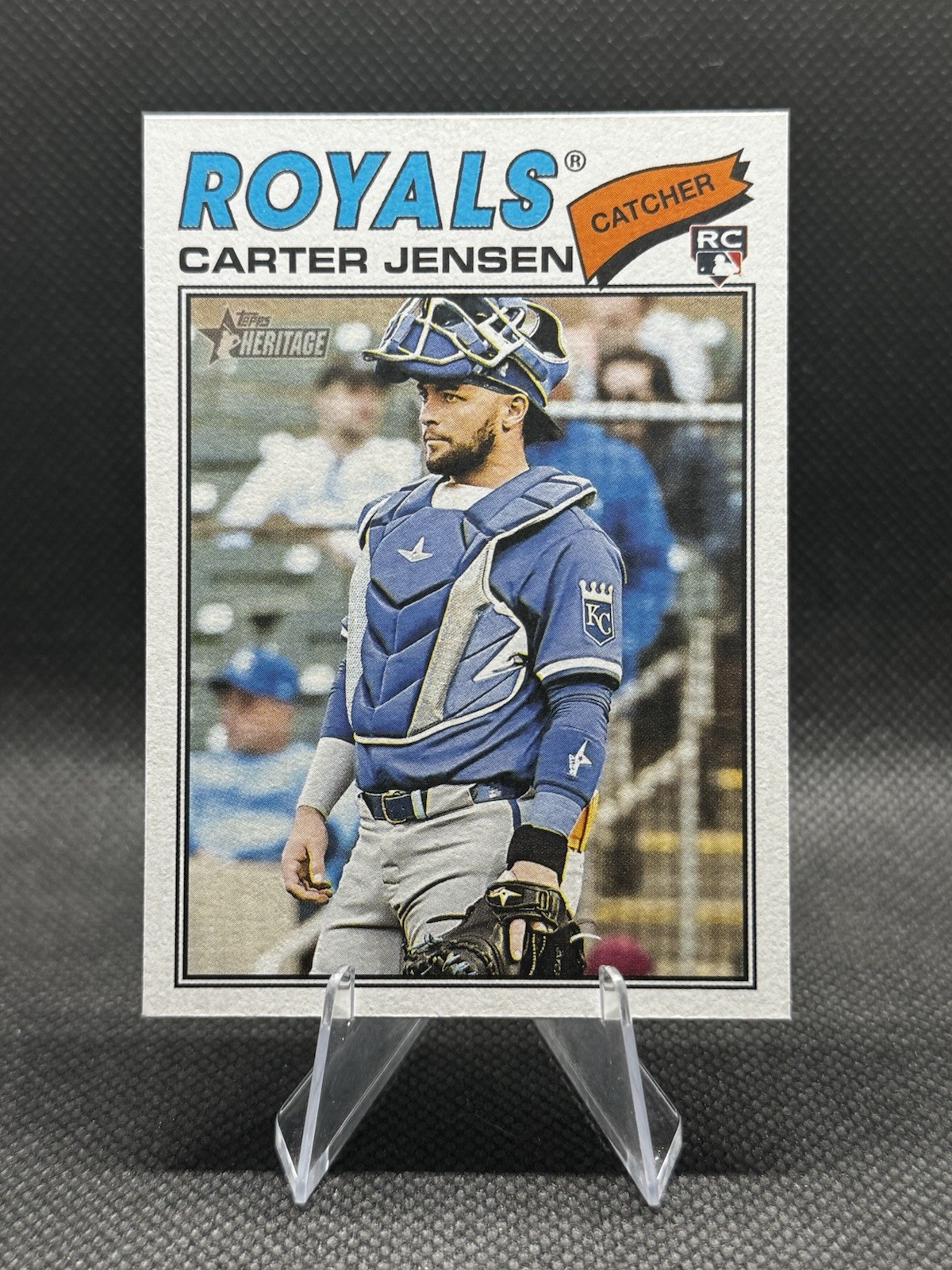 2026 Topps Heritage - Carter Jensen #199 (RC) Kansas City Royals