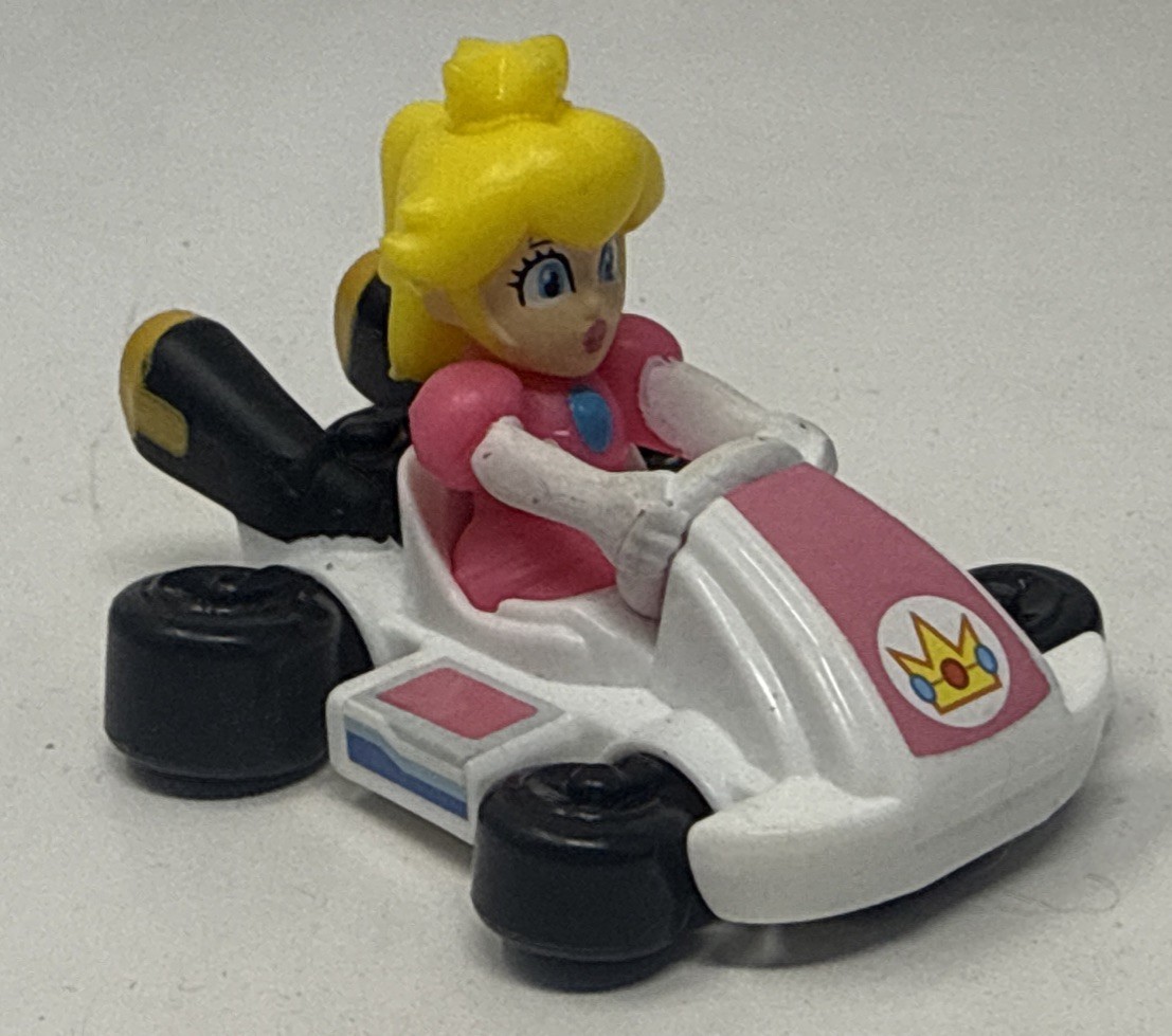Princess Peach Nintendo 2022 McDonald's Happy Meal Toy Mario Kart