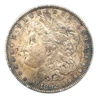 1892 $1 Morgan Silver Dollar, XF Condition, Toned on Both Sides, Strong Detail