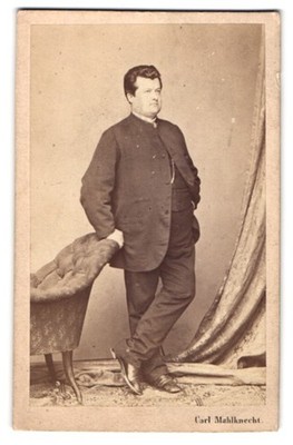 Fotografie Carl Mahlknecht, Wien, Schauspieler und Regisseur August Förster 