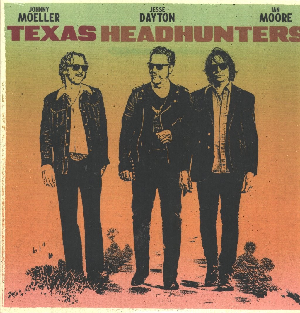 Texas Headhunters Self-Titled LP vinyl Europe Blue Elan 2025 Opaque Red coloured