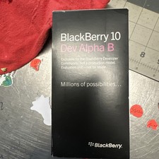 Blackberry 10 Dev Alpha B New BLACKBERRY Developer