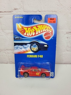 Hot Wheels 1992 Ferrari F40 Collector No. 69 Red for sale online