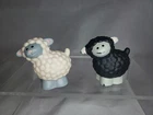 Fisher Price Little People White & Black Sheep Farm 1990 1995 Ark Animal Vintage