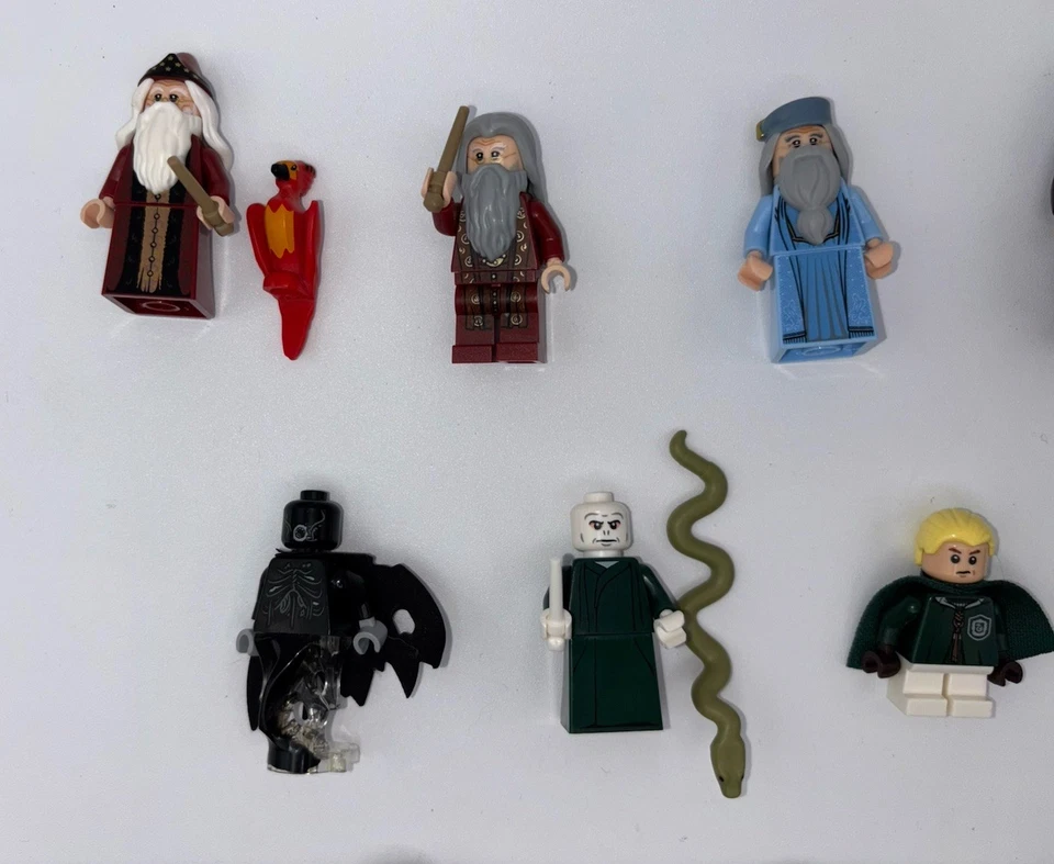 LEGO Harry Potter Minifigure Lot Dumbledore Fawkes Voldemort Nagini Dementor - Image 3 of 4