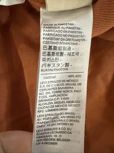 Felpa Levis arancione crop - Medium - Foto 5 di 5
