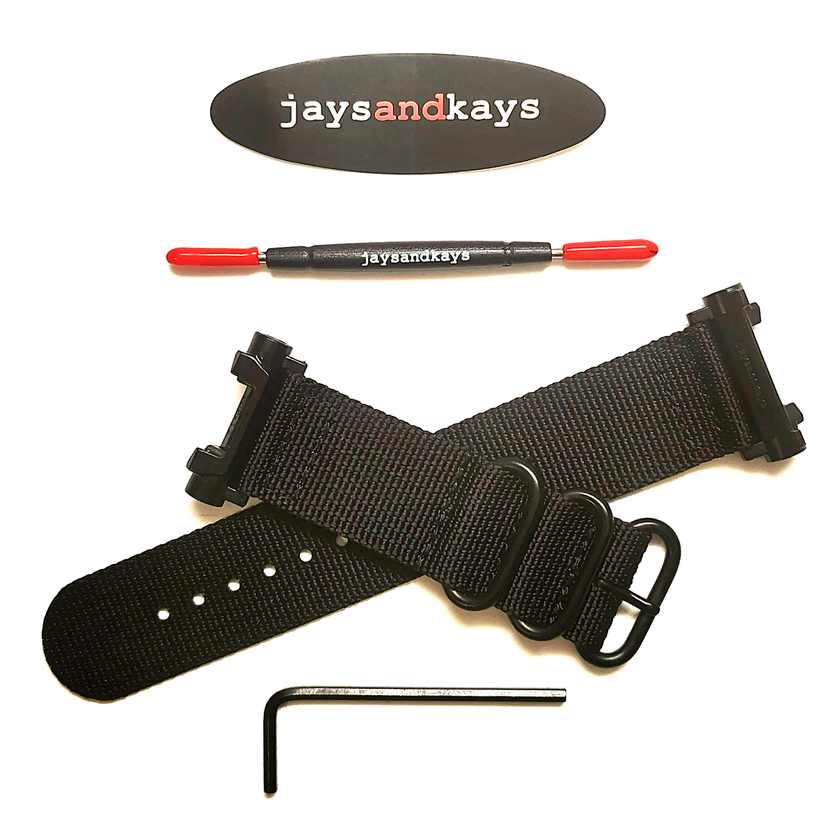 JaysAndKays® Metal Adapters Kit for Casio GShock GPRH1000 and 24mm