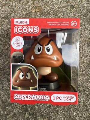 Super Mario Goomba Lights Up Brand New paladone icons official nintendo GR8 GIFT