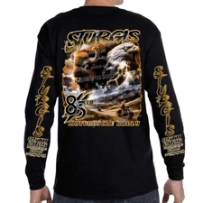 2025 Sturgis Motorcycle Rally Buffalo Eagle Long Sleeve No Harley