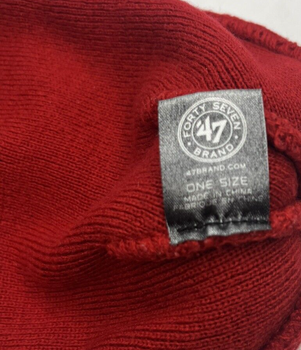 NFL San Francisco 49ers Men's '47 Brand Breakaway Knit Beanie One Size Pre-Owned - Picture 6 of 6
