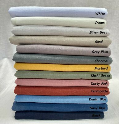washed linen dress fabric Washed Linen Fabric by the Metre