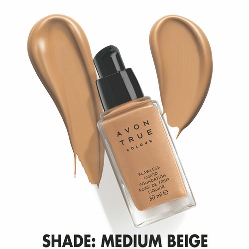 Avon True Colour Flawless Liquid Foundation SPF15 - 1 oz - 30 ml / Various Shade - Picture 84 of 84