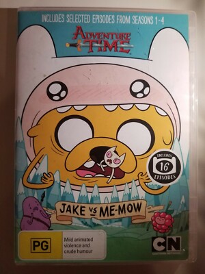 Adventure Time DVD Jake Vs Me Mow, 16 episodes FREE POST