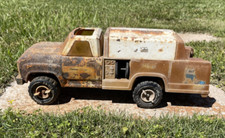 1980s Collectible Tonka Chevron USA Tanker Truck Steel, Plastic Incomplete