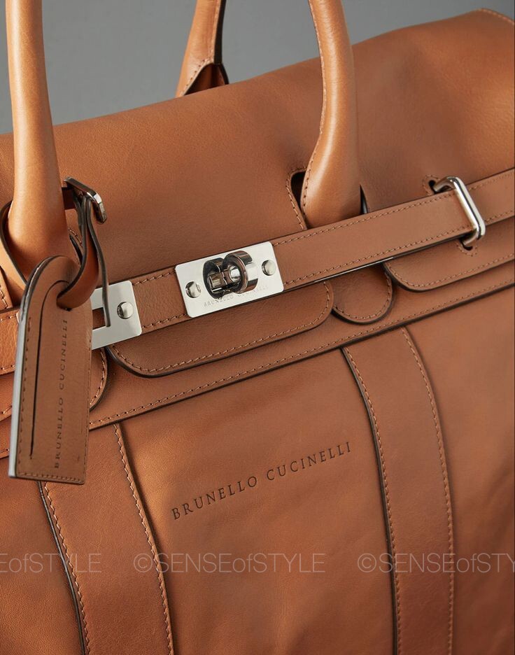 BRUNELLO CUCINELLIトラベルウィーケンダー レザーボストンバッグ Brunello Cucinelli Country Weekender Bag Travel Leather