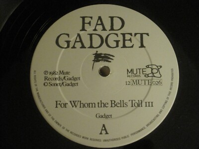 FAD GADGET FOR WHOM THE BELLS TOLL 12