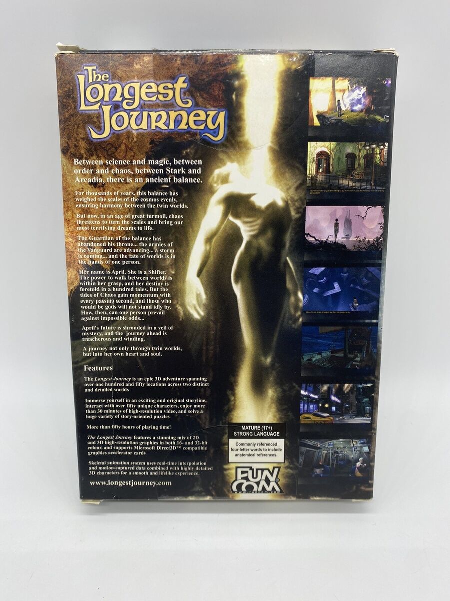 The Longest Journey - Big Box PC Game, 2000, Point And Click Fun Com  -Complete 812329000100