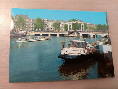 Postkarte Amsterdam Holland magere Brücke Amstel NL ungel_200