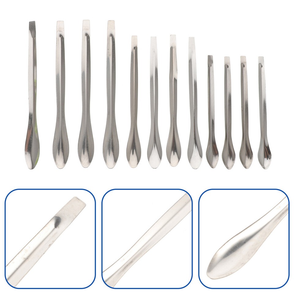 12 Pcs Spatula Chemistry Lab Mini Scoop Labs Measure Tool Spoon eBay