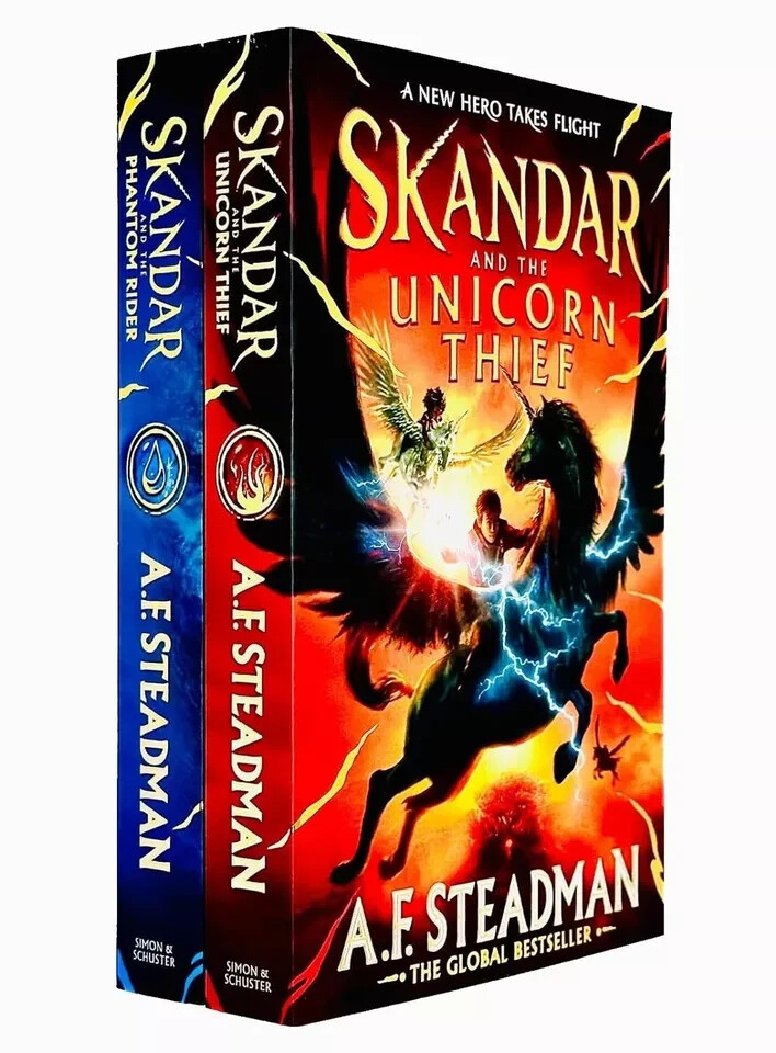 Skandar Series 2 Books Collection Set by A.F. Steadman Skandar and Unicorn Thief
