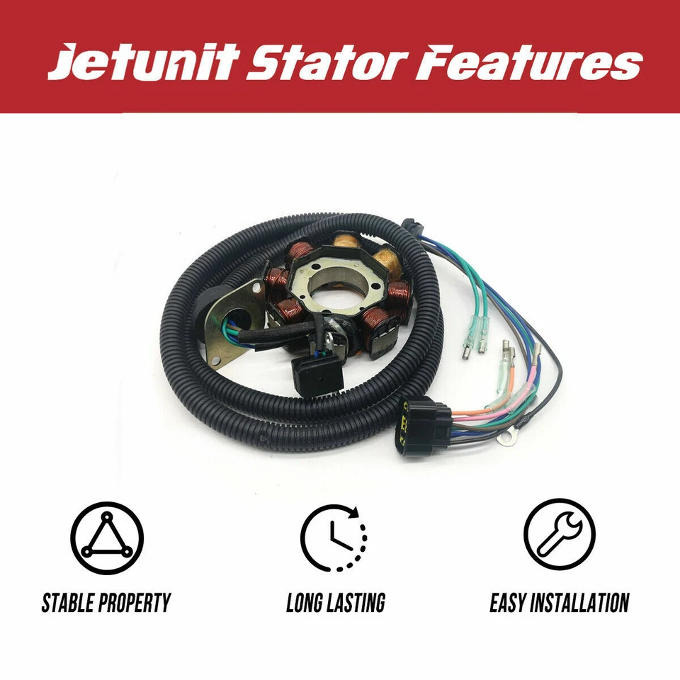 JETSKI ESTATOR WaveRunner para YAMAHA 66E-85510-00-00 1998-2005 GP800W/GP800 Foto 3 de 4