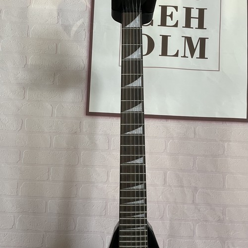 Left-Handed V Shape Solid Electric Guitar Mahogany Body & Neck Free Shipping - Picture 6 of 8