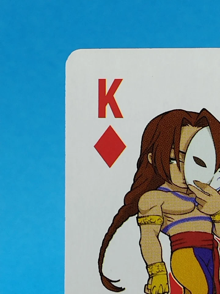 VEGA BISON SAGAT BALROG Street Fighter 4 Arcade Edition Playing Card Diamond K - Image 3 of 4