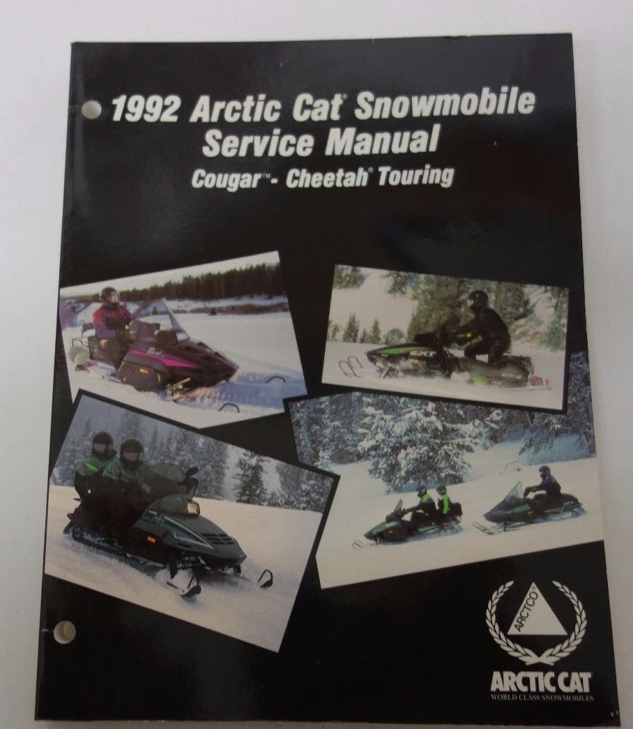 1992 ARCTIC COUGAR CHEETA SERVICE MANUAL OEM