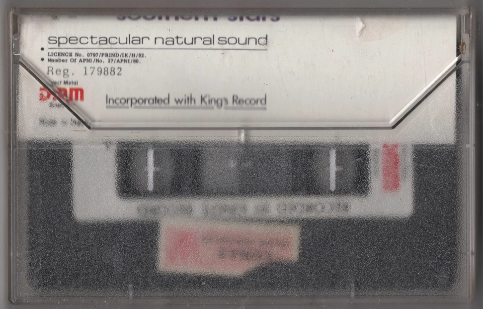 1984 MUSIC AUDIO CASSETTE TAPE - [ALBUM: SOUTHERN STARS] GROUP: ROSE TATTOO - Image 4 of 4