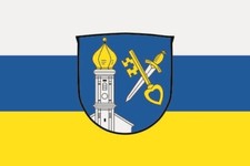 Fahne Flagge Kirchberg (LK Erding) 50 x 75 cm Bootsflagge Premiumqualität