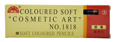 Eyebrow Pencil Coloured Soft Cosmetic Art No 1818 24 pieces (2 pack) New In Box
