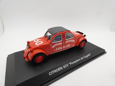 2CV42 Voiture 1/43 NOREV Citroen : 2CV Berline pompiers Ste Foy les Ly – Jumajo