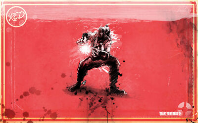 Anime Pyro Team Fortress  Gaming Mat Desk 3838
