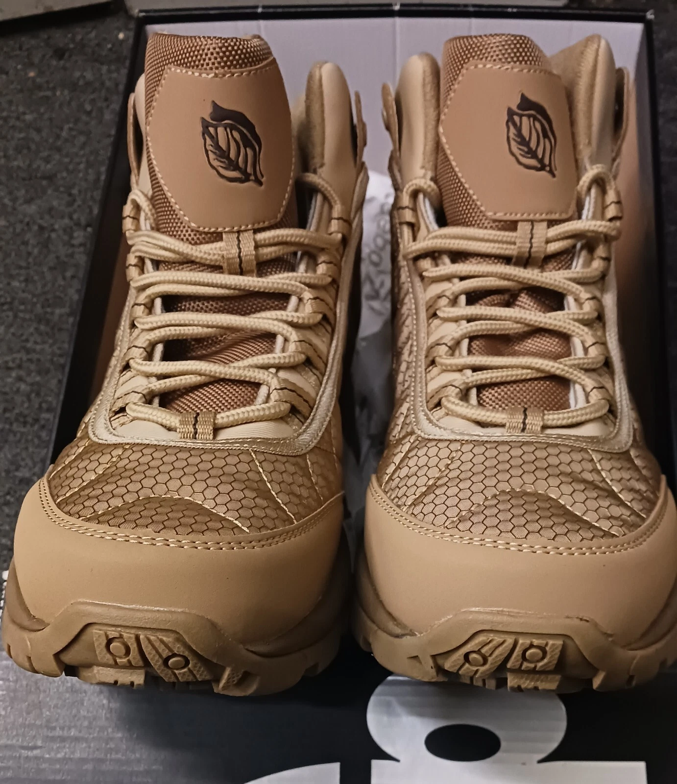 Men's High Top Double Hiking Boots Lace Up Non Slip Men Outdoor.
