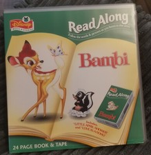 Bambi - Disney Read Along - 24 Page Book & Cassette Tape