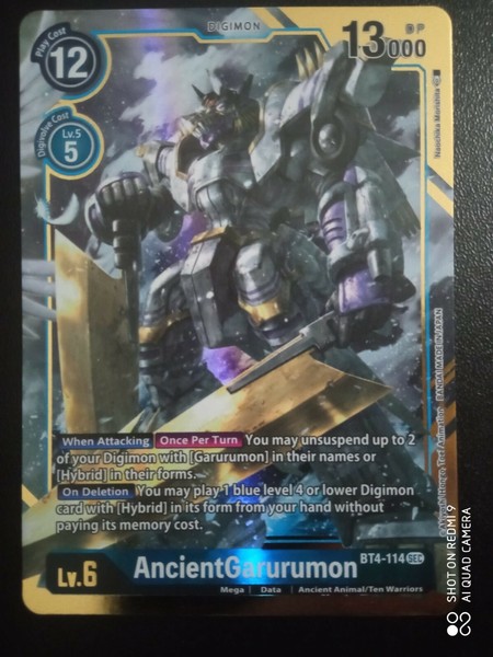 Digimon Card Game - Ancient Garurumon / AncientGarurumon (Alternative Art)